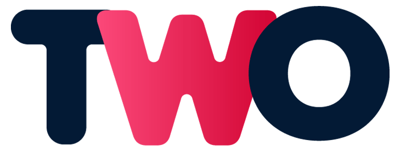 Logo TWO colorida sem sorriso Controle de Ponto Empresarial
